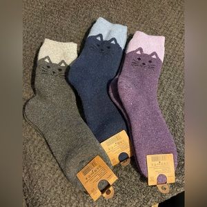 3 pairs of Cat Socks *Brand New*